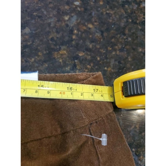 Land's End Women's Brown Cotton & Rayon Modern Fit Boot Cut Casual Pants - Picture 7 of 13